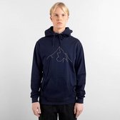 Dedicated - Falun Mountain - Unisex - Hoodie - Donkerblauw - L