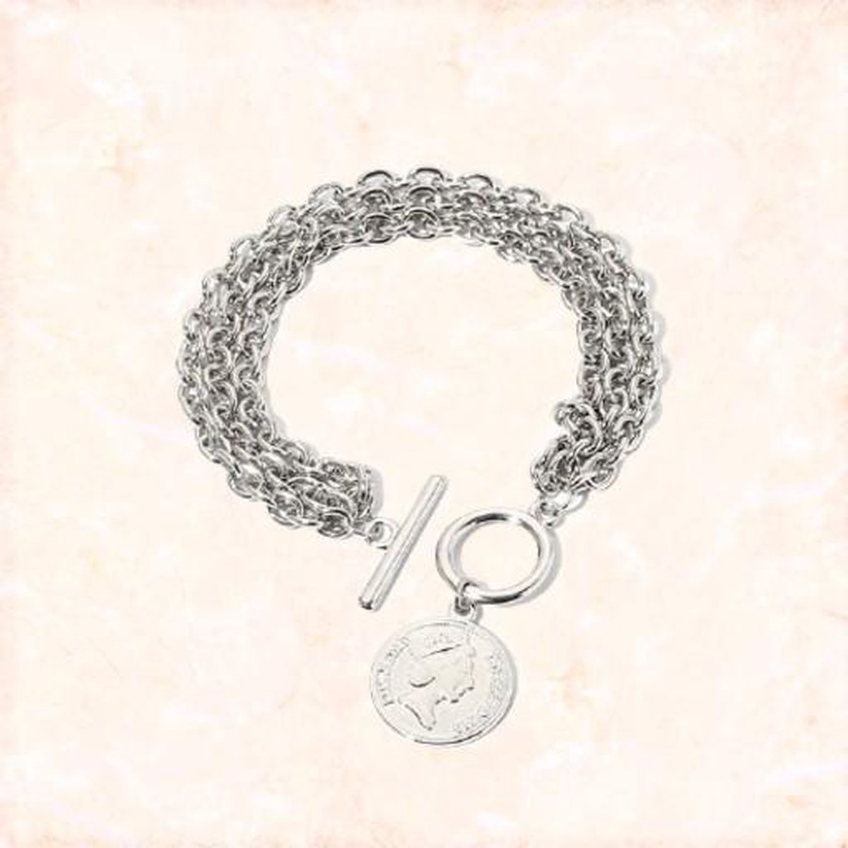 Jobo By JET - Romance Bracelet - Silver - Zilveren dames armband