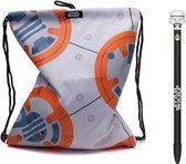 Star Wars BB8 gymtas en D-O balpen - Voordeelbundel voor Star Wars fans