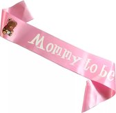 Babyshower sjerp roze Mommy to Be met beertjes - babyshower - genderreveal - geboorte - kraamfeest - sjerp