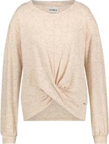 CYELL HORIZON PECHE Dames Loungewear Sweater Lange Mouw - Zacht Roze - Maat 38