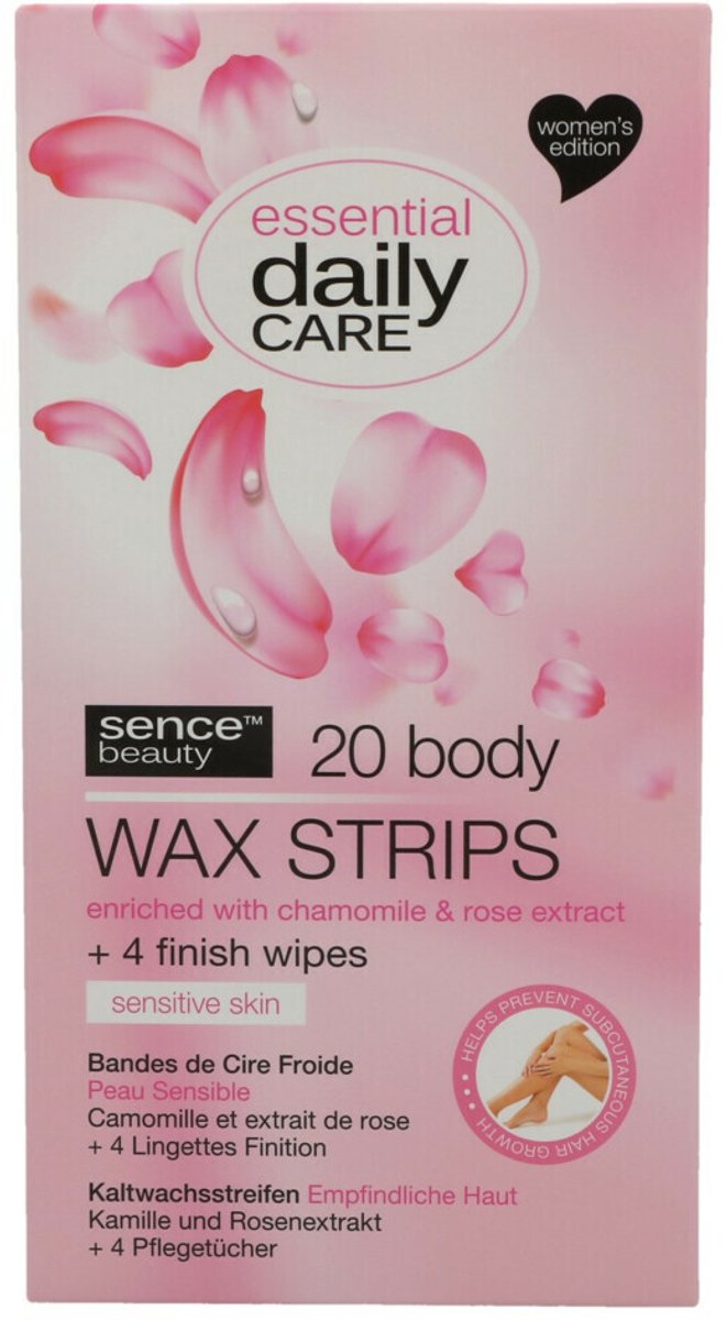 Sence Wax Strips voor het Lichaam 20 stuks