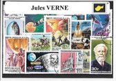 Jules Verne – Luxe postzegel pakket (A6 formaat) - collectie van verschillende postzegels van Jules Verne – kan als ansichtkaart in een A6 envelop. Authentiek cadeau - kado - schri