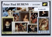 Peter Paul Rubens – Luxe postzegel pakket (A6 formaat) : collectie van 25 verschillende postzegels van Peter Paul Rubens – kan als ansichtkaart in een A6 envelop - authentiek cadeau - kado - geschenk - kaart - Vlaamse schilder - barok - 17e eeuws