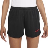 Nike Dri-Fit Academy 21 Sportbroek - Maat S  - Vrouwen - Zwart - Rood