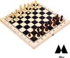 Afbeelding van het spelletje Luxe Houten Schaakbord - Magnetische Schaakbord - Professionele Inklapbare Schaakbord – 29x29cm