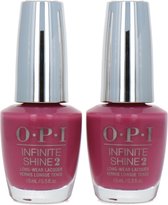 O.P.I Infinite Shine Nagellak - Aurora Berry-alis (set van 2)