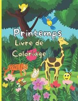 Printemps Livre de Coloriage