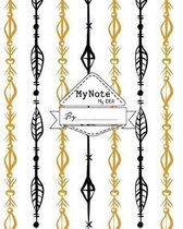 Notebook: My Note My Idea,8 x 10, 110 pages: Decorative-hand-drawn-5