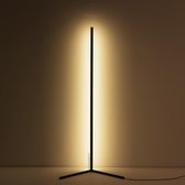 Shutterlight® Vloerlamp - Hoeklamp - CCT LED - 140 cm - Zwart
