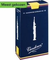 Vandoren Sopraan Saxofoon Traditional Rieten - 10 Stuks Verpakking - Dikte 3.5