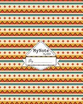 Notebook: My Note My Idea,8 x 10, 110 pages
