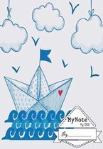 Notebook: My Note My Idea,8 x 10, 110 pages: Boat1