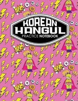 Korean Hangul Practice Notebook