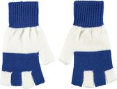 Apollo Handschoenen Party Acryl Blauw/wit One-size