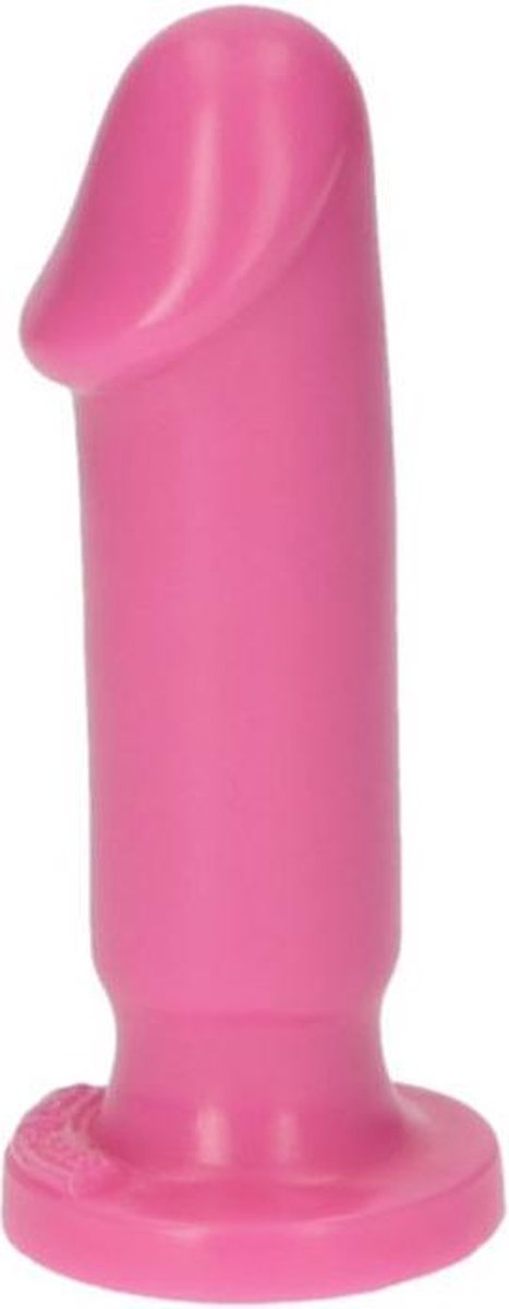Goedkoopste Dildo Gino - 10,5 cm - Made in Italy - Biobased - Ftalaten vrij - Roze