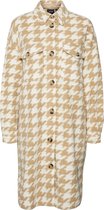 VERO MODA VMCHRISSIE LONG CHECK SHIRT GA Dames Jas - Maat S