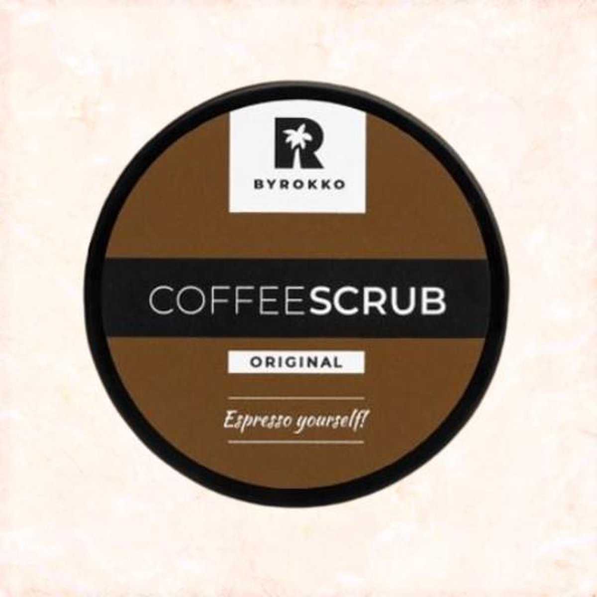 BYROKKO - Coffee scrub - Goed voor littekens, cellulitis, striae, puistjes (210 ML)