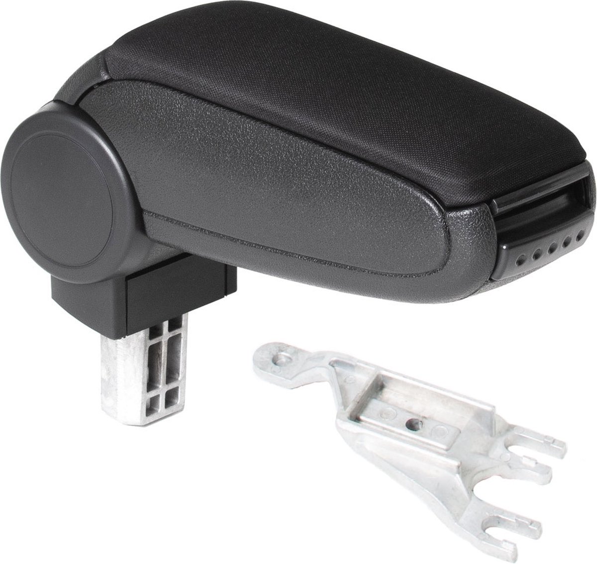 Cargoods armsteun geschikt voor Audi A4 B6/B7 2001-2008 - zwart stof - op maat