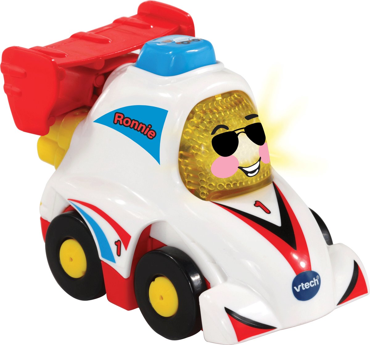 VTech Toet Toet Auto's Ronnie Raceauto - Educatief Baby Speelgoed - Interactieve Speelgoed Auto - 1 tot 5 Jaar