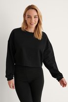 NA-KD Cropped Chunky Dames Trui - Maat XXL