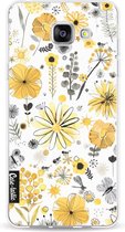 Casetastic Samsung Galaxy A5 (2016) Hoesje - Softcover Hoesje met Design - Flowers Yellow Print