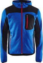 Blaklader Gebreid vest met softshell 4930-2117 - Mannen - Kobaltblauw/Zwart - M