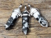 Edelsteen Zebra Agaat - pendel - healing punt hanger