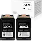 G&G 300XL voor HP 300XL- Remanufactured High Yield Inktcartridge - Zwart *2 - Huismerk