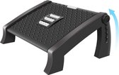 Voetensteun - Zinaps FootRest Desk 6 Heights Verstelbare en hoek verstelbare, antislip voetsteun met massagefunctie, verlicht been, knie en rugpijn, ideaal voor thuis, kantoor en r