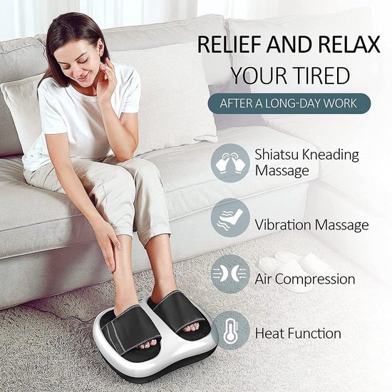 Massage des pieds - Masseur de pieds Zinaps, masseur de pieds shiatsue  électrique 3D... | bol