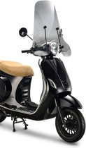 Windscherm smoke hoog - voor Vespa look-a-like scooters - met bevestigingsmateriaal