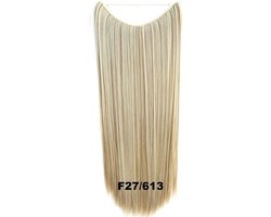 Wire hairextensions straight blond - F27/613