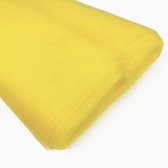 Grote tule rol van 135 cm breed en 36,5 meter lang zacht geel - geel - bruidstule - tule - bruidsstoffen