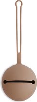 Speenhouder - Pacifier case - Siliconen speenhouder - Speendoosje | Taupe
