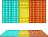 Afbeelding van het spelletje Big Size Fidget Speelgoed Eenvoudige Kuiltje Push Het Regenboog Schaken Board Push Bubble Speelgoed Volwassen Stress Relief Speelgoed Familie Tafel board Games