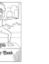 Yoga Coloring Book