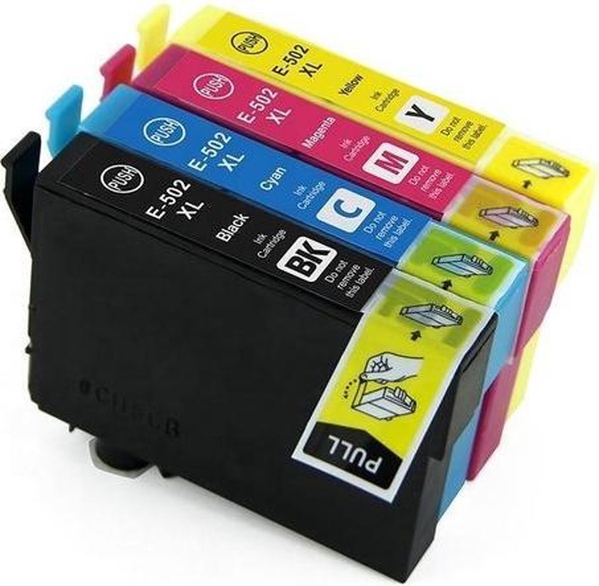 Epson 502 Inktcartridge Multipack Van 4 Stuks Met Chip Epson 502xl Voor 7967