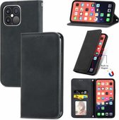 Voor iPhone 13 Pro Retro Skin Feel Business Magnetische Horizontale Flip Leather Case Met Houder & Kaartsleuven & Portemonnee & Fotolijst (Zwart)