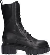 Notre-V 03-435 Veterboots - Laarzen Met Veters - Dames - Zwart - Maat 37