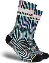 FLINCK Sportsokken - Warp - Maat 42-44 - Unisex - Heren Sokken - Dames Sokken - Naadloze sokken - Crossfit Sokken - Hardloop Sokken - Fitness Sokken - Fietssokken