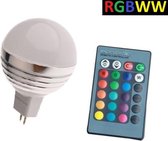 LED Bollamp RGB + Warm Wit - 5 Watt - MR16