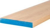 ZANDEE massief eiken wandplank / boekenplank - 60x22x4cm - Rechte kanten