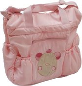 Baby Nurserytas kingbear|kleur roze maat 36 x 15 x 28 cm|SAC À LANGER BABY BEAR roze taille 36 x 15 x 28 cm