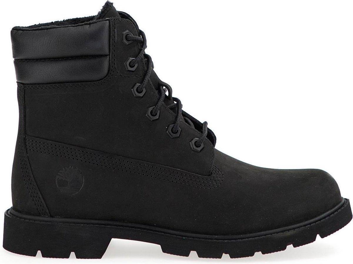 Timberland Linden Woods 6In Faux Fur Lined Wr Basic Dames Laarzen Jet Zwart
