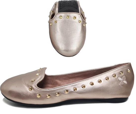 Sorprese – ballerina schoenen dames – Butterfly twists Diana Rose Gold – maat  36 -... | bol.com