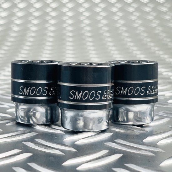 Smoos® Losse 12-kants dop 23 mm met 1/2 opname - 3 stuks