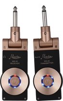 Rowin WS-20 Gitaarzender Gitaarontvanger - 2.4 G Transmitter - Receiver Zender Ontvanger Wireless Draadloos - Gitaarsysteem - Gitaarversterker - Elektrische Gitaar - Basgitaar