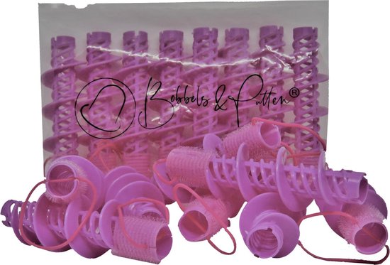 Egypte Schots Omhoog Krulset - 8 stuks - roze - krulspelden - krullers - haarrollers - voor lang  haar | bol.com