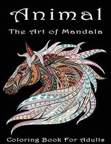 Animal The Art of Mandala Coloring Book for Adults